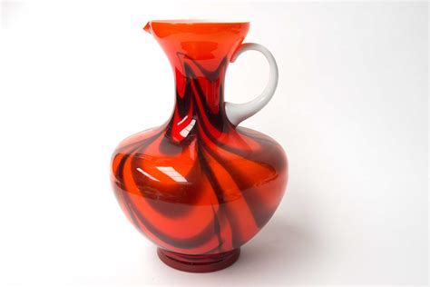 VB Opaline Florence glass vase Italian Empoli Vase Intense | Etsy