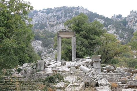 Termessos Ruins an Ancient City in the Historical Area of Pisidia Stock Photo - Image of ...