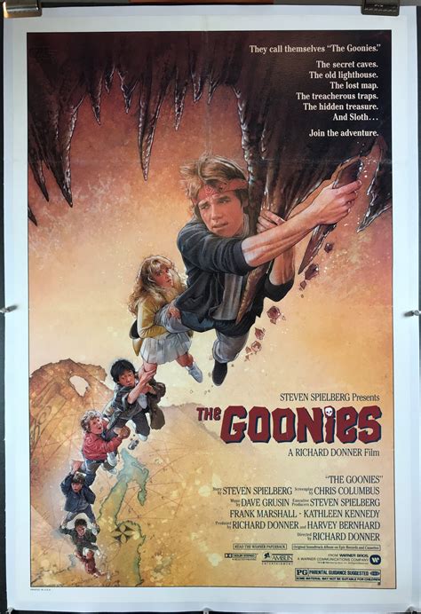 THE GOONIES, Original Vintage Theatrical 1 Sheet Movie Poster For Sale - Original Vintage Movie ...