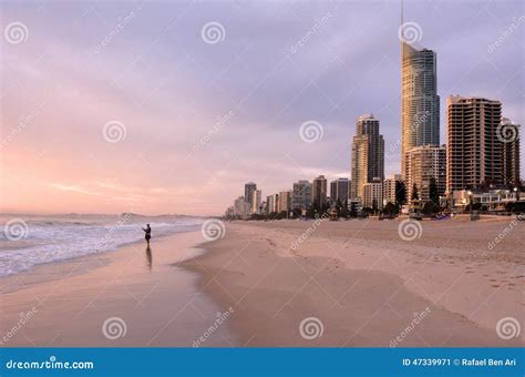 Surfers Paradise Skyline -Queensland Australia Editorial Photo - Image of australia, district ...