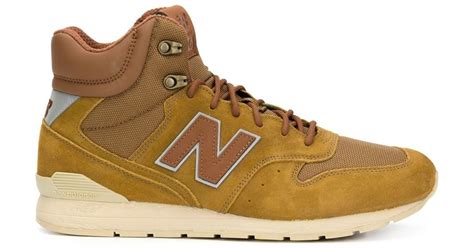 New Balance Hi-top Sneakers in Brown (Natural) for Men | Lyst