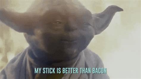 Yoda Sings That His Stick Is Better Than Bacon in an Amusing Bad Lip ...