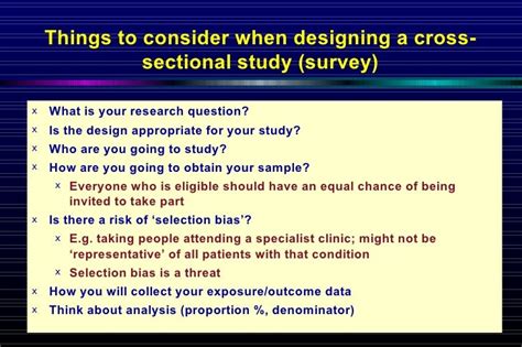 What Is A Cross Sectional Design