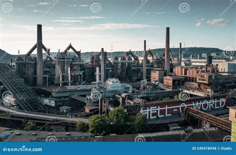 Travel German Industrial Culture Historical Sight in Voelklingen Saarland Editorial Stock Photo ...