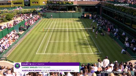 TENNIS: Wimbledon 2023 - Round 1 - Karolina Pliskova vs Natalija ...