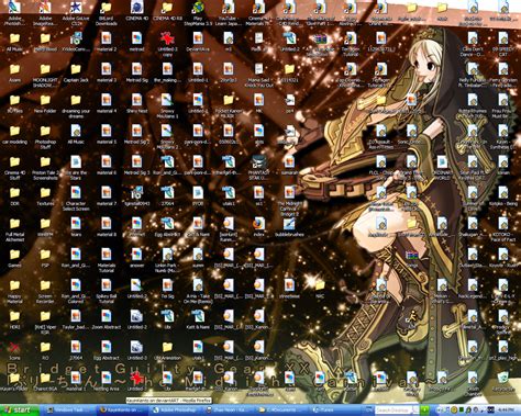 My Very Messy Desktop......... by KayinKento on DeviantArt