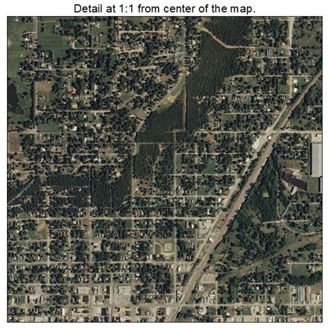 Aerial Photography Map of Henryetta, OK Oklahoma