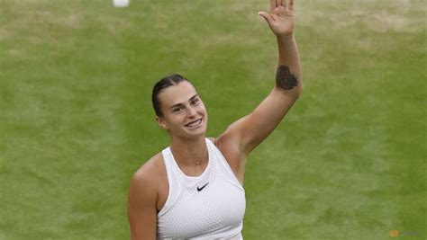 Sabalenka back in the groove in third round win - CNA