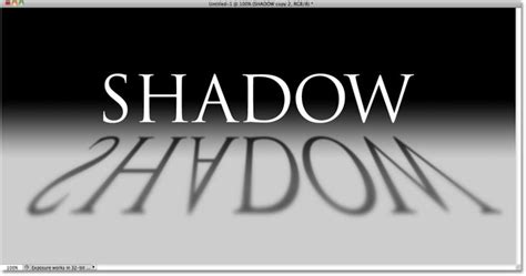 Perspective Shadow Text Effect In Photoshop