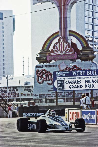 Caesar’s Palace, Las Vegas, Nevada, USA. 15-17 October 1981. Nelson Piquet (Brabham BT49C-Ford ...