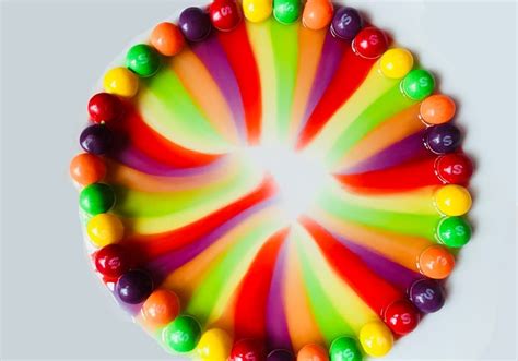 Melting skittles experiment | Skittles experiment, Rainbow crafts ...