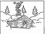 Log Cabin coloring page  Free Printable Coloring Pages sketch template