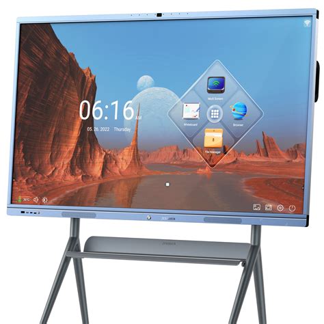 Interactive Whiteboard, JYXOIHUB 65 Inch All In One Smart Board With 4K UHD Touch Screen Flat ...