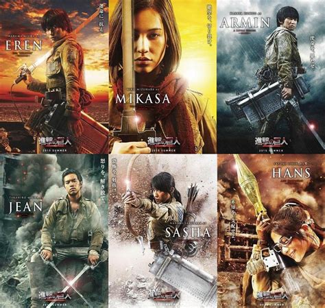 Attack on Titan. Live action cast. | Attack on titan, Attack on titan game, Live action