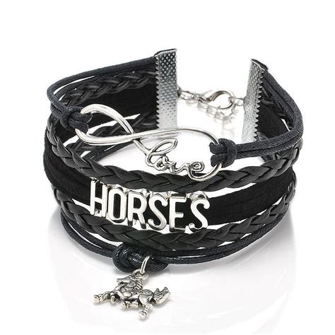 Horse Themed Bracelet for Horse Enthusiasts. Fashion charm Elegant Bracelet. Passion Statement