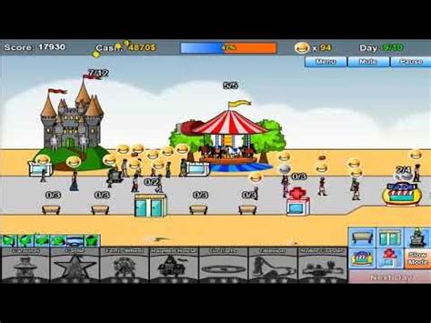 Flonga: Amuse Park (Flash Game) Gameplay - YouTube