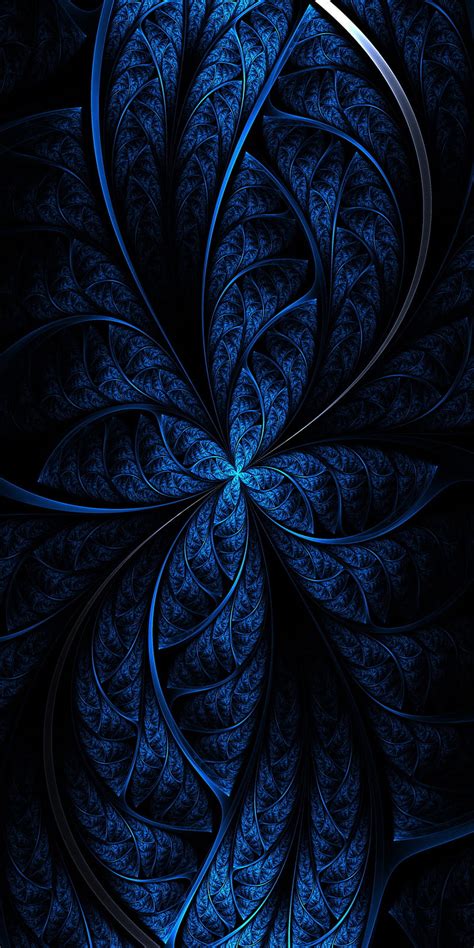 Dark Blue Design Floral Background Dark Blue, HD wallpaper | Peakpx