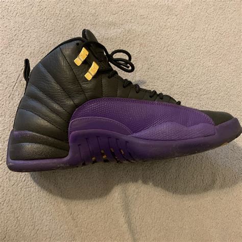 Jordan 12 Retro Field Purple 8.5 - Depop