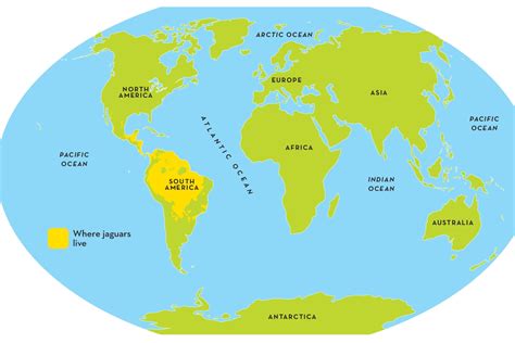 Jaguar Habitat Map