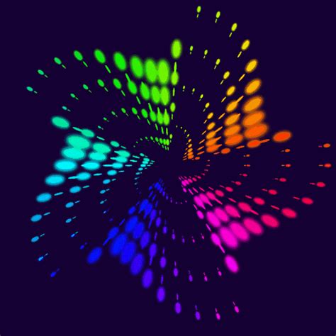 “Rainbow Star Wave" by Misha Tsankashvili Optical Illusion Gif, Optical ...
