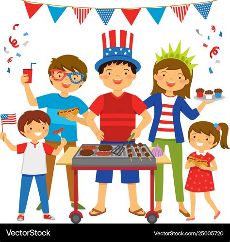 4th july bbq Royalty Free Vector Image - VectorStock