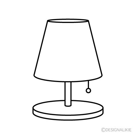 Lamp Clip Art Black And White