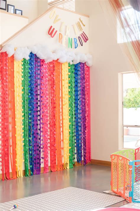 Eco Friendly Rainbow Themed First Birthday Party — Sustainable Rainbow