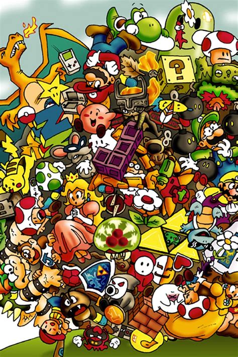 Nintendo Characters Wallpaper - WallpaperSafari