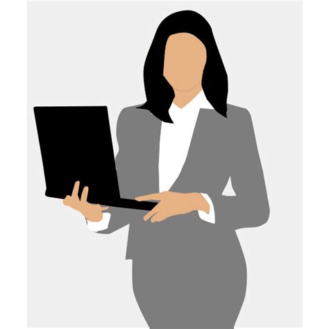 Female manager | Free SVG