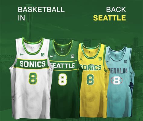 Graphic Artist Lights Up The Internet With Amazing Seattle SuperSonics ...