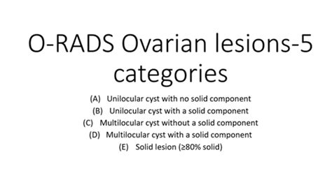 O-RADS: ACR White Paper - Sumer's Radiology Blog