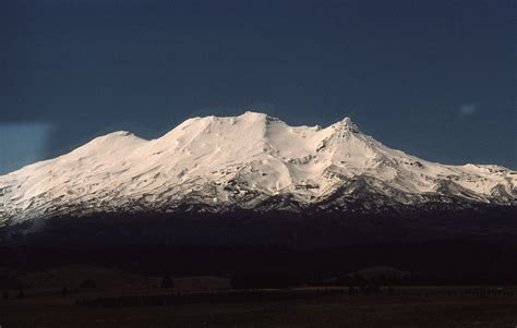 Weston Langford400832: Mount Ruapehu North Island NZ viewed from train