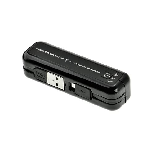 Shop New 2200mAh Portable Power Bank with Built-In USB Charging Cables ...