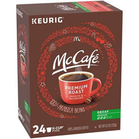 McCafe Premium Roast Decaf Coffee K-Cup Pods, Decaffeinated, 24 ct - 8. ...