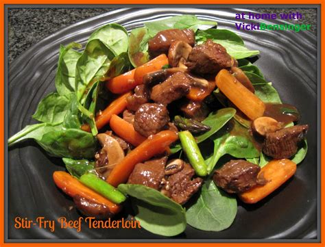 Stir-Fry Beef Tenderloin - At Home with Vicki Bensinger