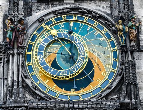 Astronomical Clock - Praha Landmark Stock Photo - Image of baroque, astrology: 30994930