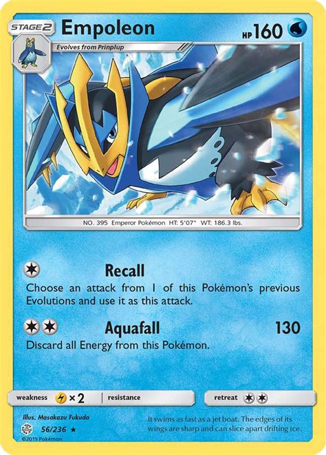 Empoleon 56 (Cosmic Eclipse 2019) Pokemon Card