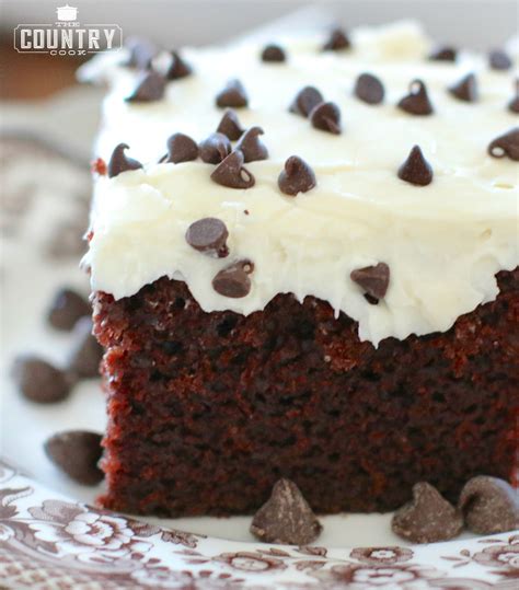 One Bowl Chocolate Cake with Creamy Frosting - The Country Cook