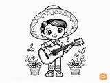 Fiesta Coloring Pages Printable  Calendars AT A GLANCE sketch template