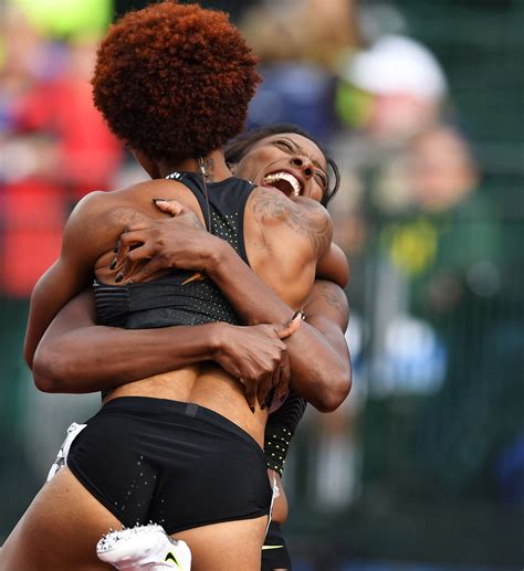 Nia Ali and Brianna Rollins - U.S. Olympic track and field trials ...