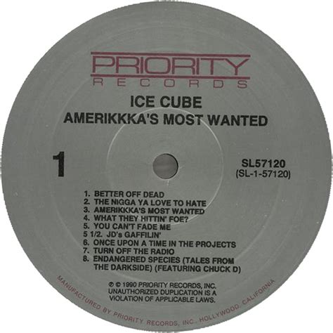 Ice Cube Amerikkka's Most Wanted - 1st - Shrink US Vinyl LP — RareVinyl.com