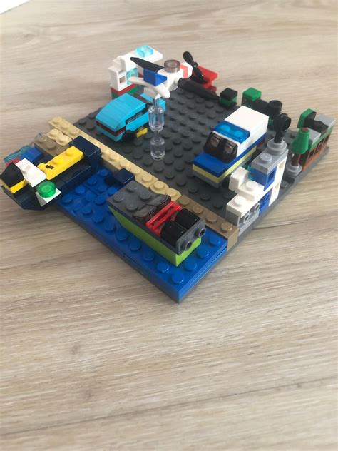 Just made my first MOC it is a little city : lego