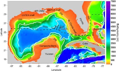 Gulf Of Mexico Bathymetry Map | SexiezPicz Web Porn