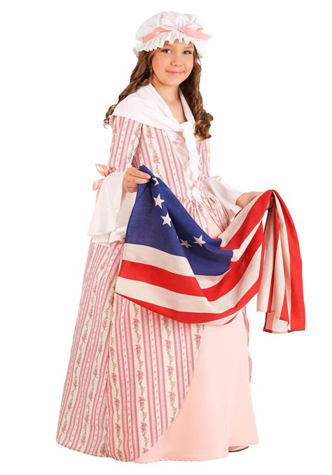 Child Betsy Ross Costume | Kid's Historical Costumes