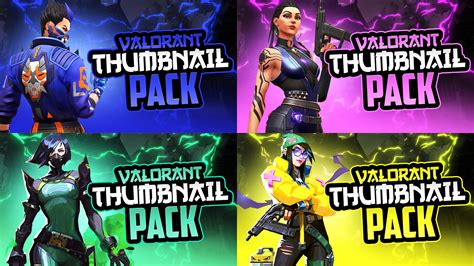 ArtStation - FREE VALORANT THUMBNAIL PACK | PHOTOSHOP TEMPLATE | FREE ...