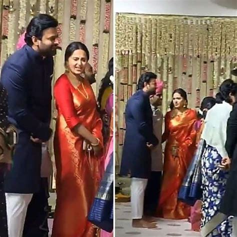 Prabhas and Anushka Shetty's quick exchange of words during SS Karthikeya's wedding makes us ...