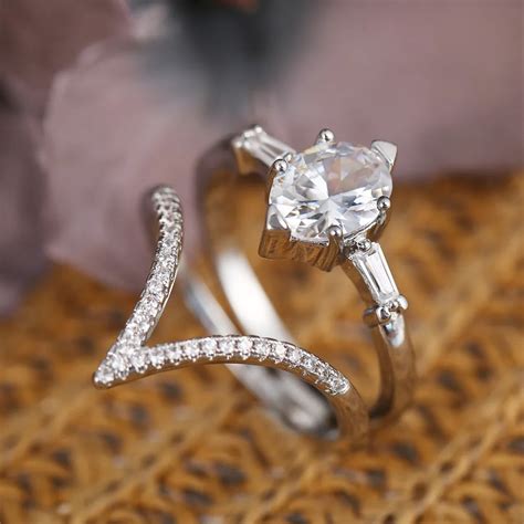 Aliexpress.com : Buy 17KM New Design Engagement Wedding Rings For Women ...