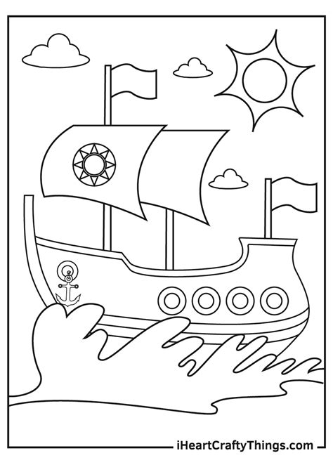 Ships And Boats Coloring Pages (Updated 2021)