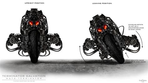 Terminator Salvation, Motorcycle, Moto Terminator, M134 Minigun ...