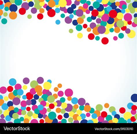 Colorful abstract dot background Royalty Free Vector Image